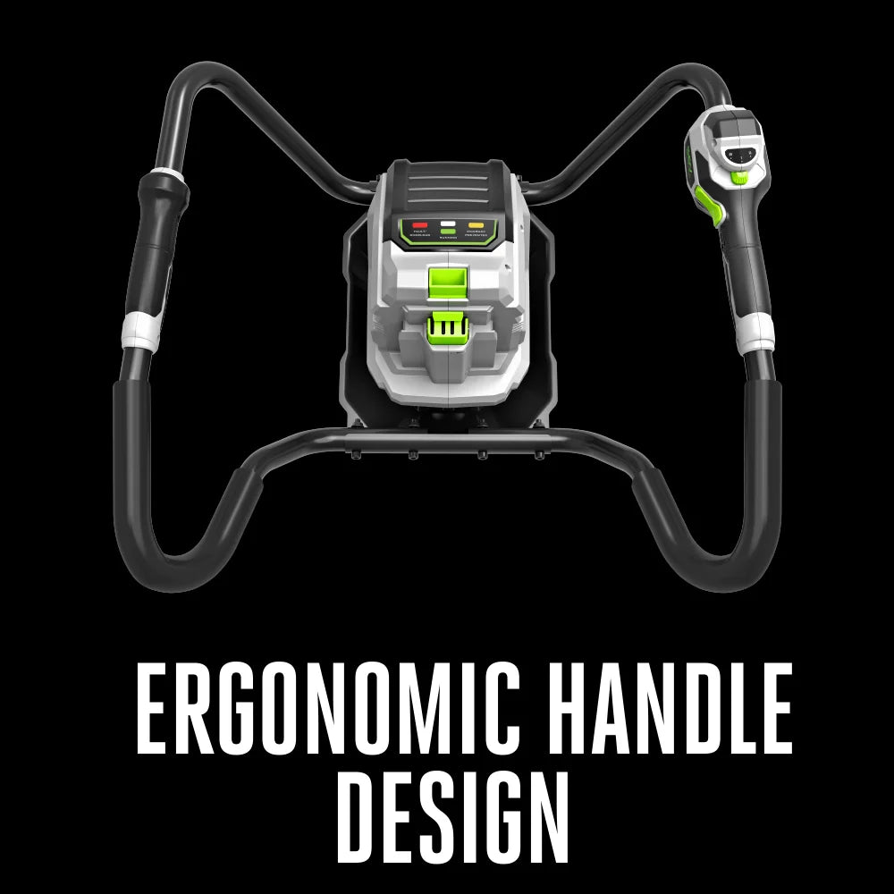EGO power auger ergonomic handle design for better control