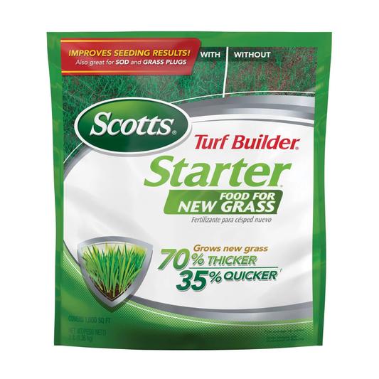 Scotts Turf Builder Starter fertilizer 3 lb bag