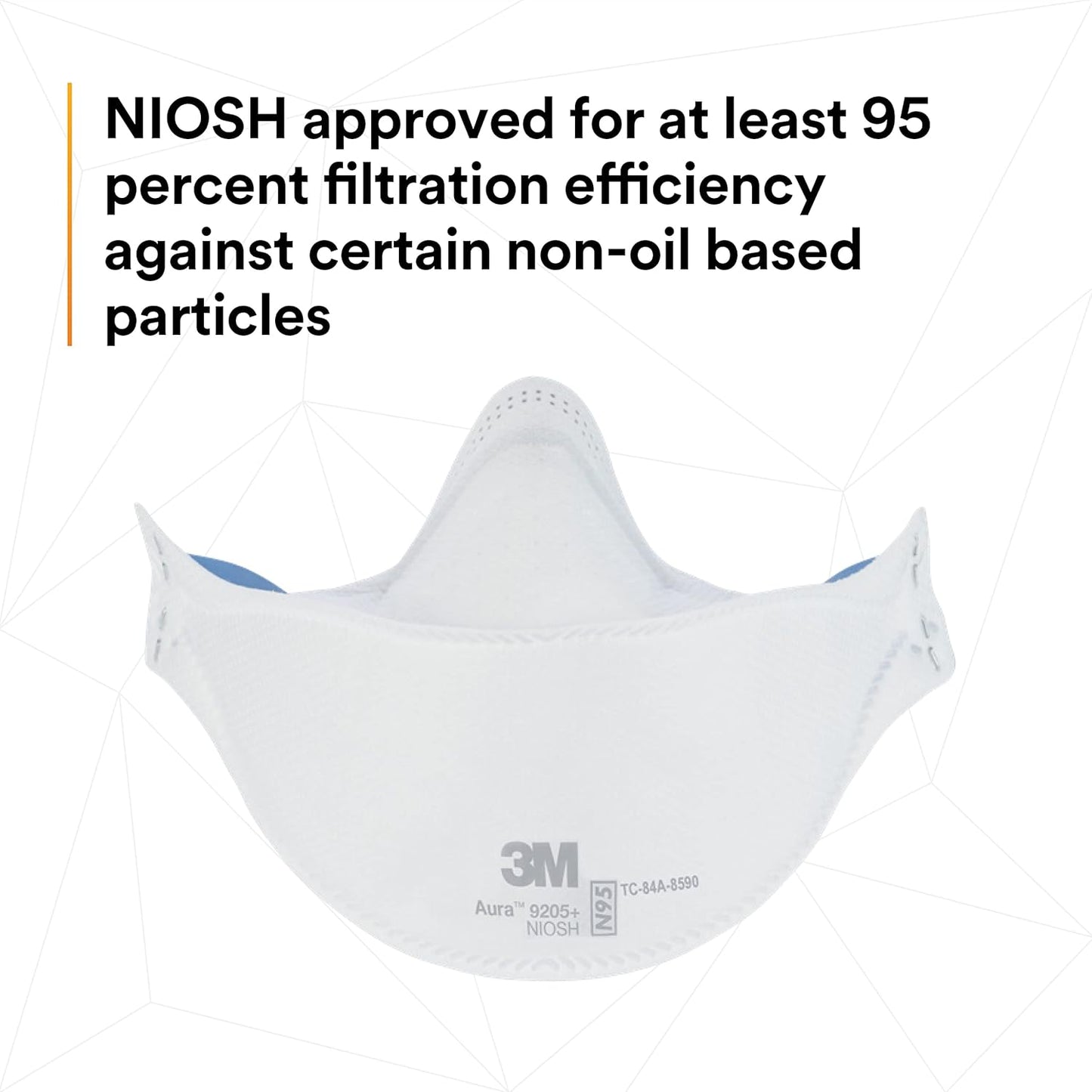 3M Aura Particulate Respirator 9205+ (5 Pk)
