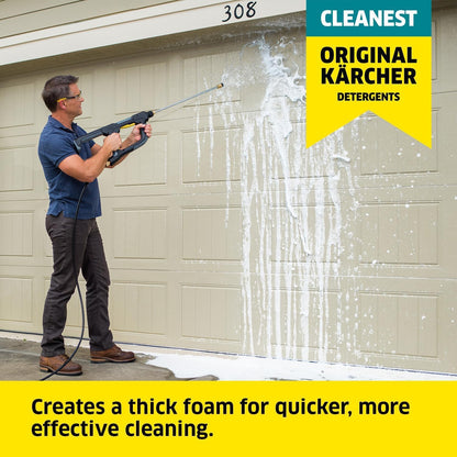 Pressure washer detergent for cleaning house siding