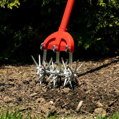 Long Handled Rotary Cultivator