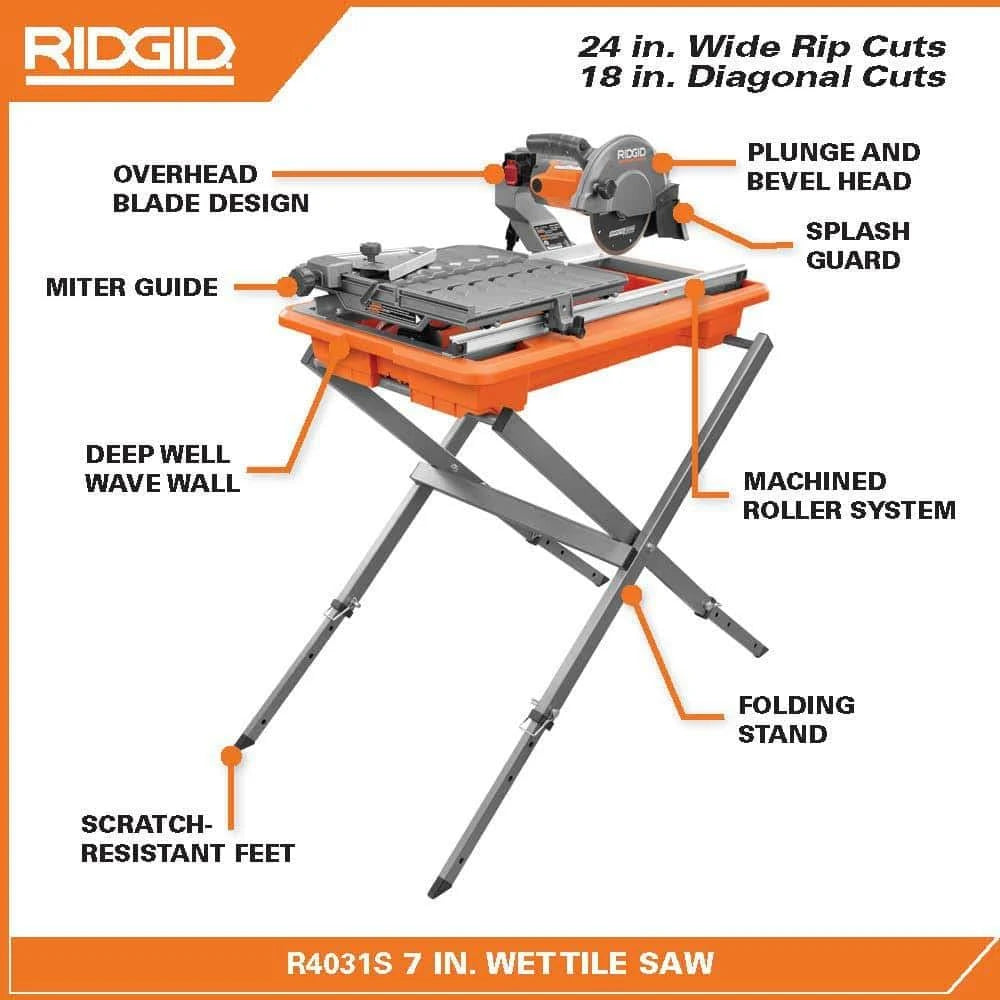 Wet Tile Saw w/ Stand