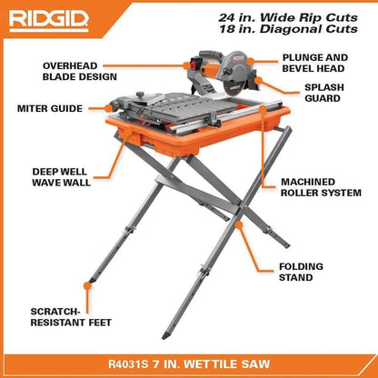 Wet Tile Saw w/ Stand